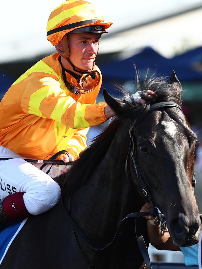 Regan Bayliss riding Shangri La Express. (Photo by Jeremy Ng/Getty Images)