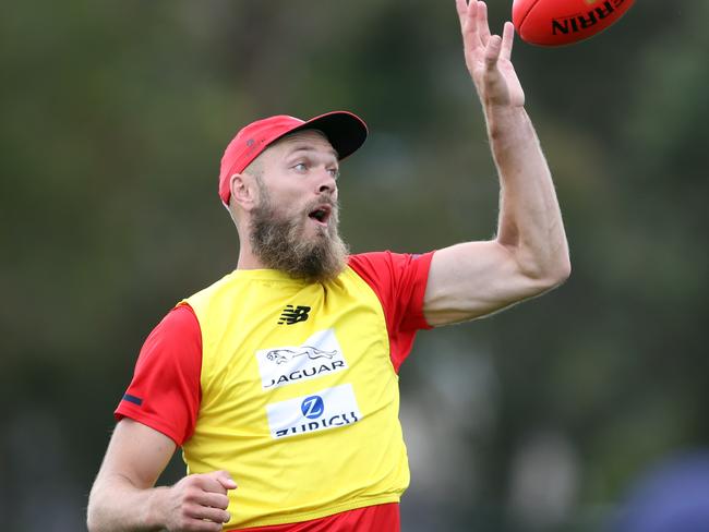 Expect Max Gawn to bounce back in a big way in Round 1. Picture: David Crosling