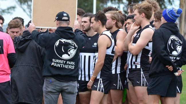 Panthers coach David Jensen is optimistic of regaining several key names for the back half of the season. Picture: Surrey Park FC