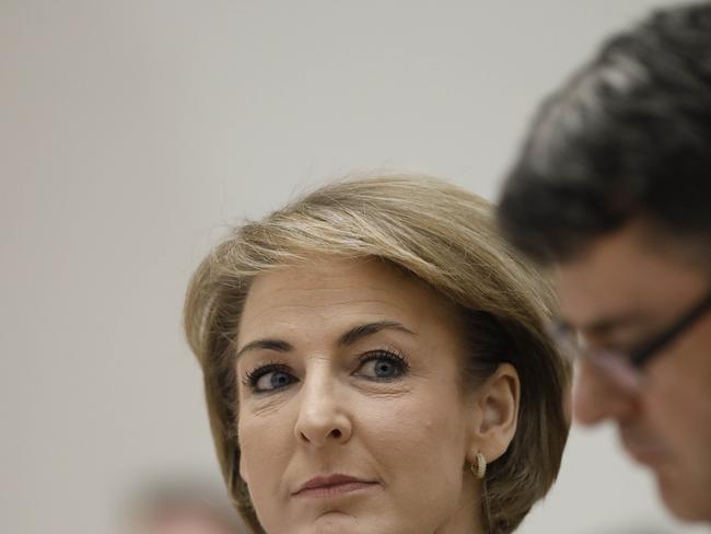 20180529: News Limited: CANBERRA: SENATE EDUCATION AND EMPLOYMENT LEGISLATION COMMITTEEBUDGET ESTIMATES 2018-19: Minister for Jobs and Innovation Senator Michaelia Cash. Photo by Sean Davey.