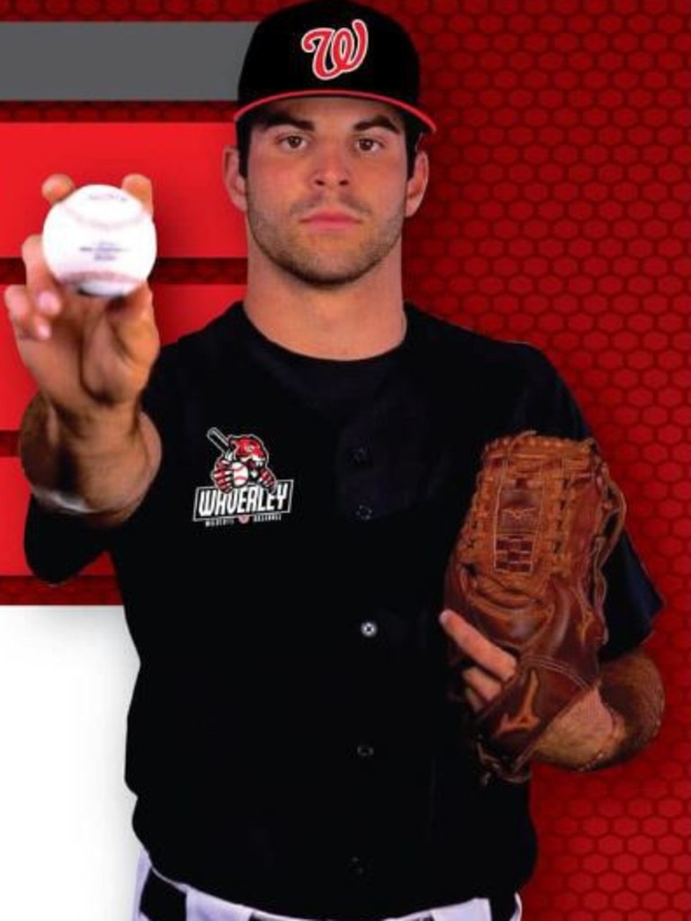 Joseph Cuomo completely shutdown the Geelong Baycats in Round 8 of the premier season. Picture: Waverley Baseball Club.