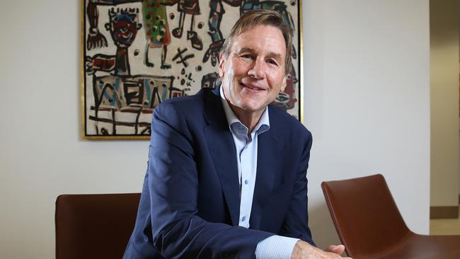 18/11/2021. Jeff Browne, chairman of MA Group (Moelis), photographed at their offices in Sydney. Jeff is also the chairman elect of Collingwood in the AFL. Britta Campion / The Australian