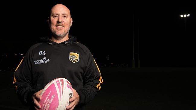 LEAGUE: Sunshine Coast Falcons women's coach, Danny Gray. Picture: Patrick Woods.