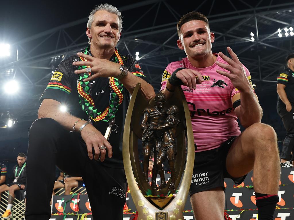 There was a time mid-season where Ivan Cleary thought Penrith’s premiership aspirations were ‘off track’. Picture: Cameron Spencer/Getty Images