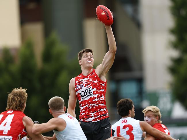 Will Green is growing into an enticing ruck prospect for the Swans. Picture: Phil Hillyard