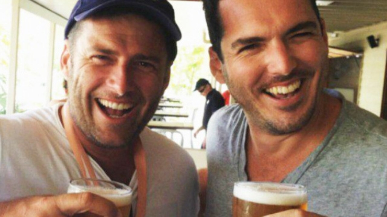 Karl Stefanovic and brother Peter Stefanovic. Picture: Instagram