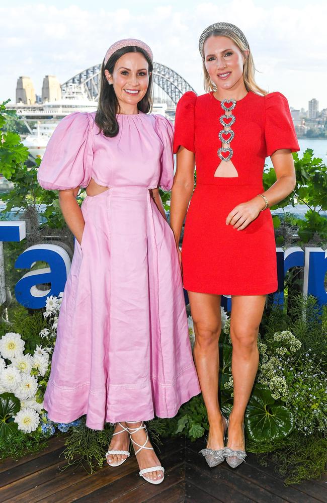 Chantelle Buckley &amp; Ally Mosley Tabcorp Everest Ladies Breakfast at Cafe Sydney 14th October, 2024. Picture: Belinda Rolland