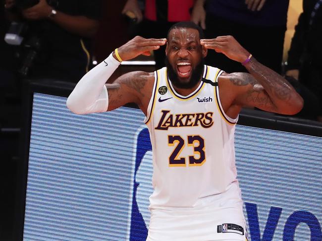 LeBron James shocked the basketball world by deciding to ditch the famous No. 23. (Photo by Mike Ehrmann/Getty Images)