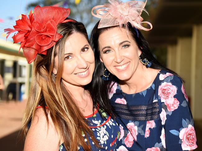 Townsville Jaguar Land Rover Ladies Race Day 2018. Socials. Janet Arena and Tamara Augostis