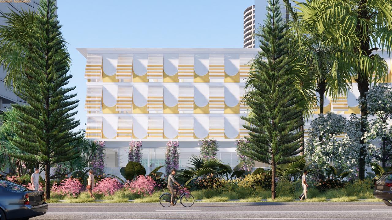 Artist impression of Lylo Hotel planned for site at the QT in Surfers Paradise, The Gold Coast