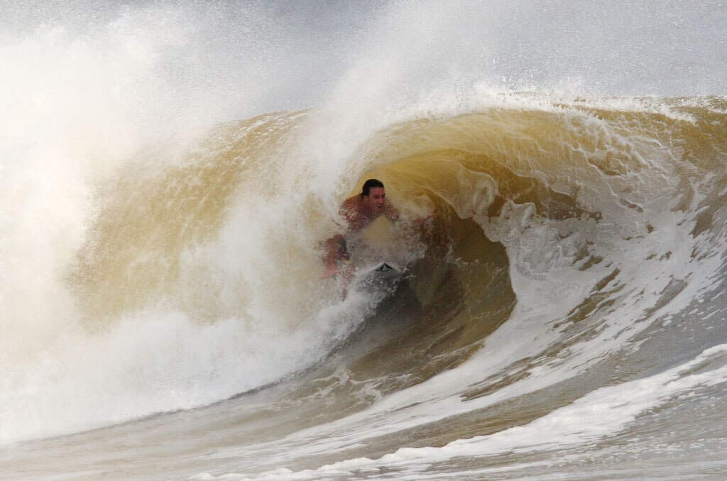 Alexandra Headland gets good lefts and rights for longboarders and shortboarders alike. Picture: Nicholas Falconer
