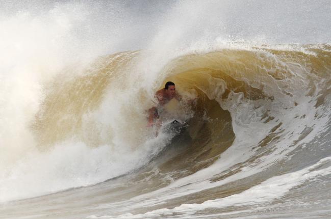 Alexandra Headland gets good lefts and rights for longboarders and shortboarders alike. Picture: Nicholas Falconer