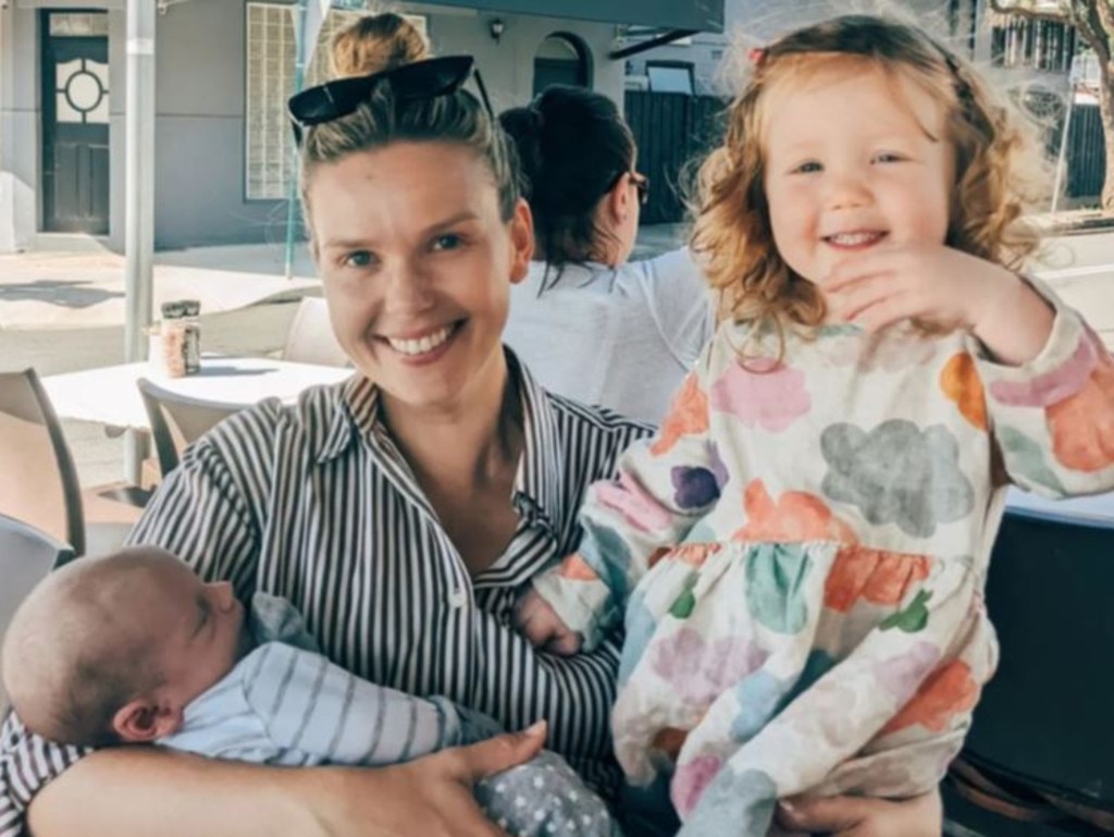 Edwina Bartholomew admits she lies to her children ‘all the time’. Picture: Instagram/Neil Varcoe