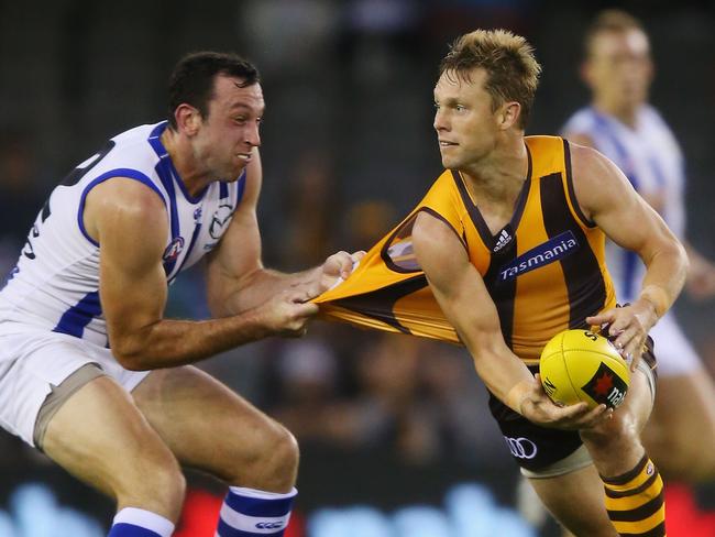 Sam Mitchell could not be stopped. Picture: Getty Images