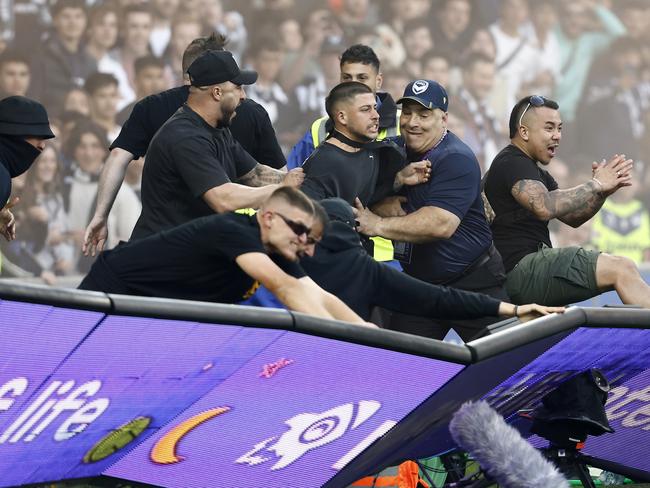 The fallout of the fan protest against selling the A-League Grand Final undid the World Cup goodwill built by the Socceroos. Picture: Darrian Traynor/Getty Images