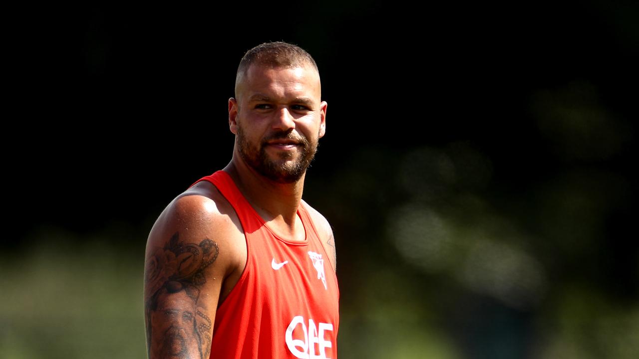 Lance Franklin is unlikely to feature in Round 1. Photo: Brendon Thorne/Getty Images.