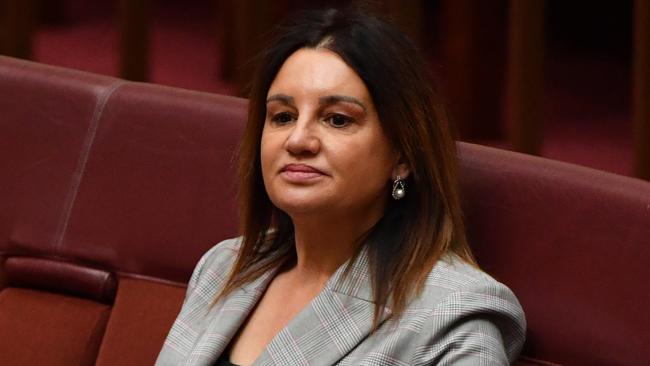 Jacqui Lambie in the Senate on Monday. Picture: AAP