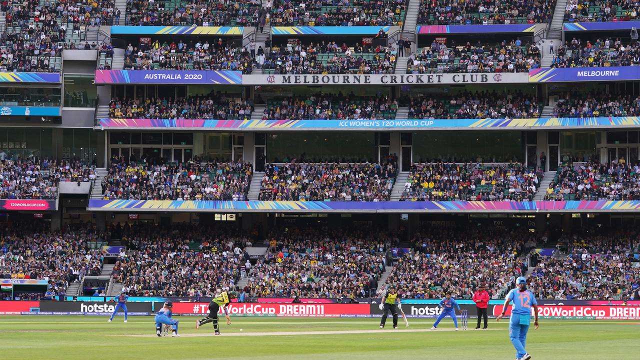 A packed MCG for the Women's T20 World Cup final in 2020. Stadiums around Australia could host Olympic matches in 2032. Picture: AAP Image/Michael Dodge