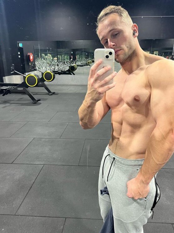 Victorian bodybuilder Reece Caldecourt. Image: Instagram.