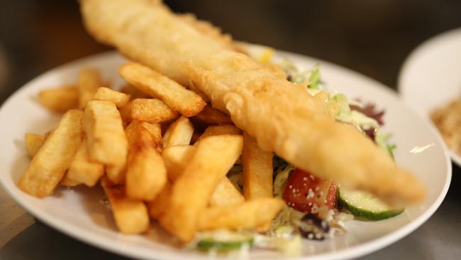 December 6th, Five of the best fish and chips shops - Pink Flake in St Kilda. Picture: Stuart Milligan