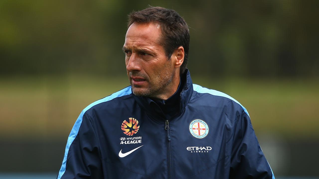 MELBOURNE, AUSTRALIA - NOVEMBER 26: Melbourne City coach John Vant Schip looks on during a Melbourne City A-League training session at City Football Academy on November 26, 2015 in Melbourne, Australia. (Photo by Robert Cianflone/Getty Images)