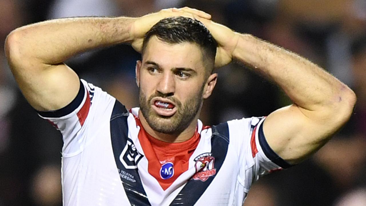 James Tedesco of the Roosters is going through a split with agent Isaac Moses.