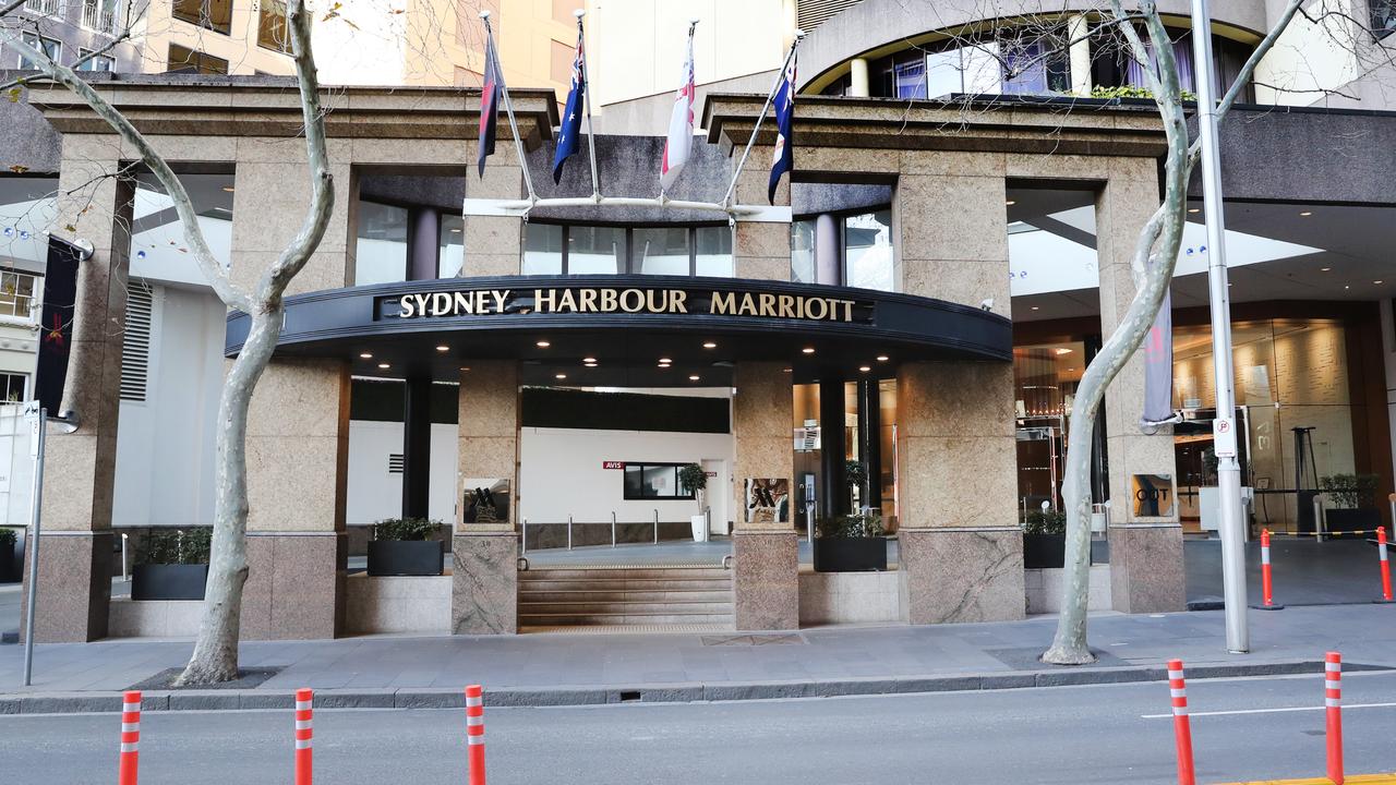 The guard worked at the Marriott Hotel on Pitt Street in Sydney. Picture: Richard Dobson