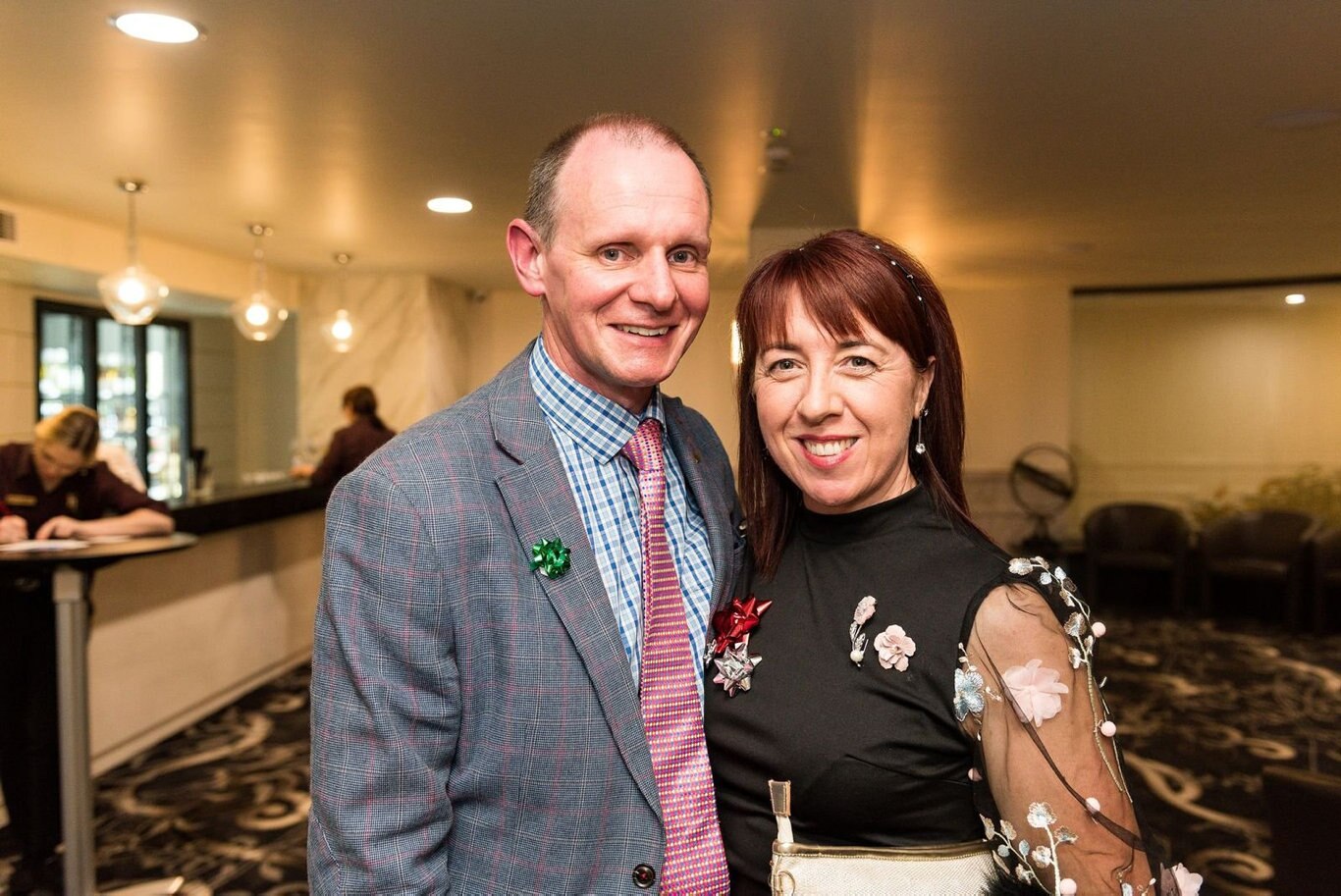 Andrew and Sarah were all smiles as part of the Protea Place Progressive Dinner in the CBD.