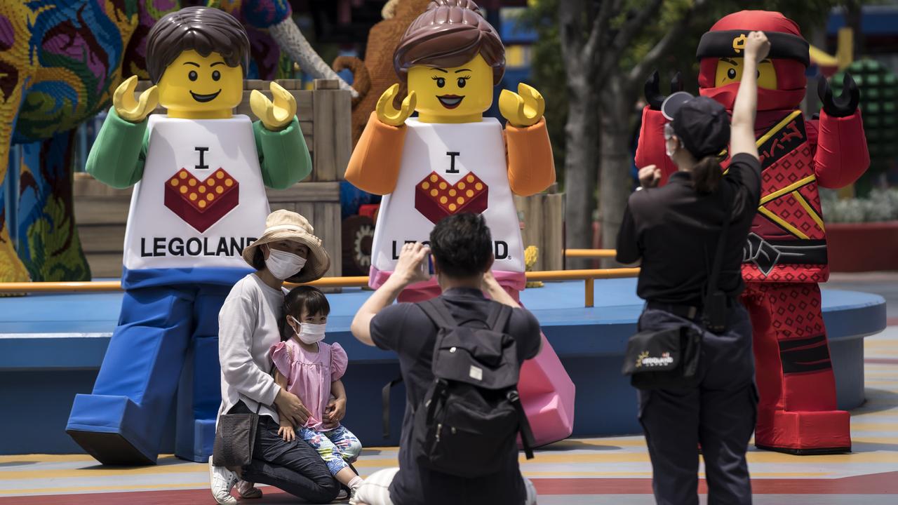 Legoland has theme parks across the globe. (Photo by Tomohiro Ohsumi/Getty Images)