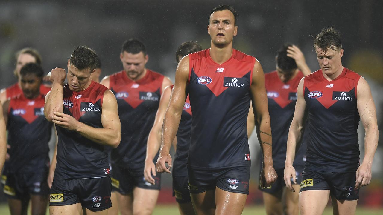 Melbourne’s season fell apart in 2020 but a post-season review strengthened Simon Goodwin’s grasp on the coaching role.