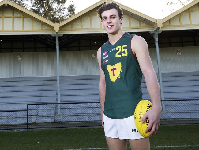 Devils forward Jackson Callow at Invermay Park. Picture: CHRIS KIDD