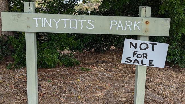 Residents are pleading with council to not sell Tiny Tots Park.