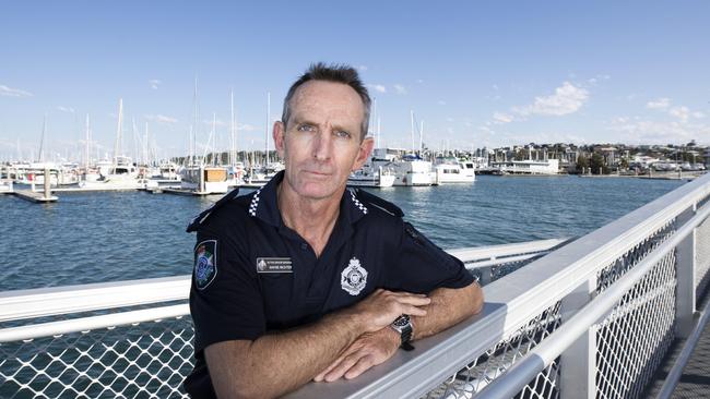 Wynnum Police senior Sgt Wayne Richter. Picture: AAP/Renae Droop