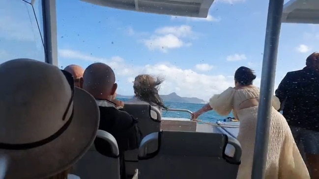 White on Whitehaven luxury lunch guests endure rough ride