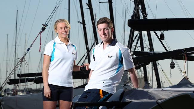 Tess Lloyd’s old sailing partner Lewis Duncan received a bravery award after he saved his unconscious teammate when she was hit by a windsurfer during the Australian Youth Championships.