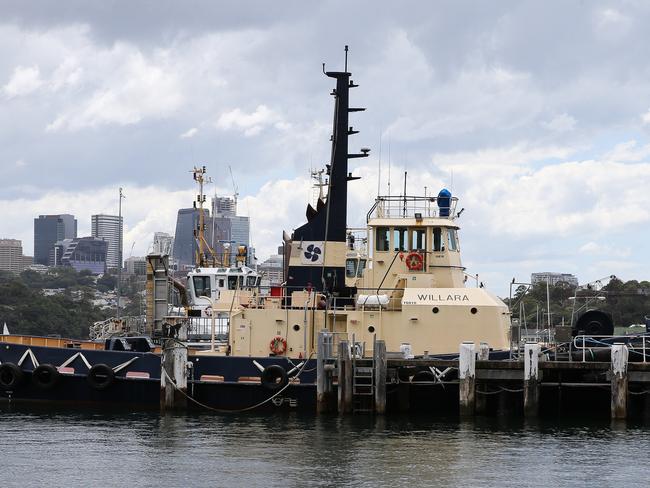 The Fair Work Commission is intervening in the protracted dispute between tugboat operator Svitzer and three maritime unions. Picture: NCA NewsWire / Gaye Gerard