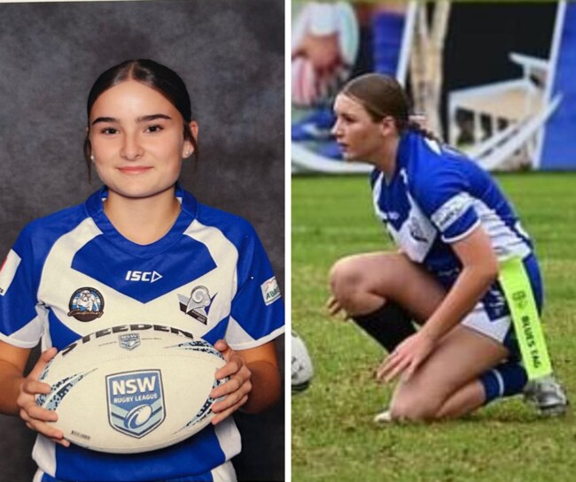 Jayde Foats and Stevie Rayner of Moorebank Rams. Picture: GS Imagining