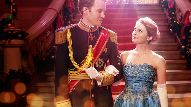 Ben Lamb and Rose McIver in A Christmas Prince. Picture: Netflix