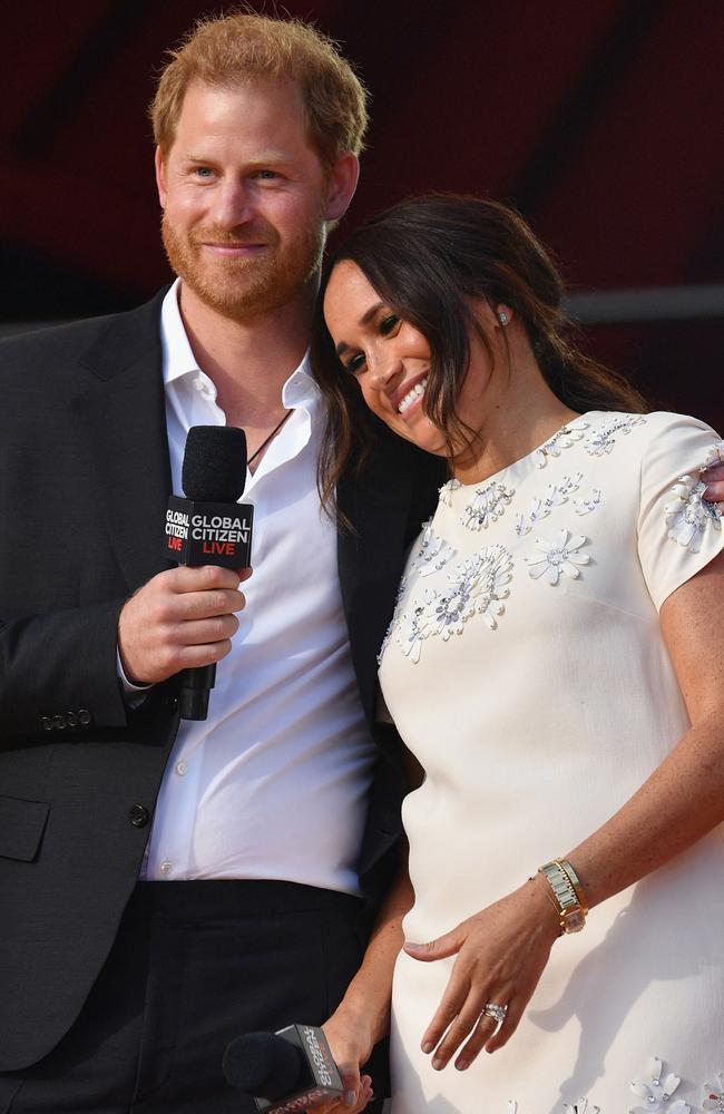 Meghan and Harry haven’t released any podcast episodes since December 2020. Picture: AFP.