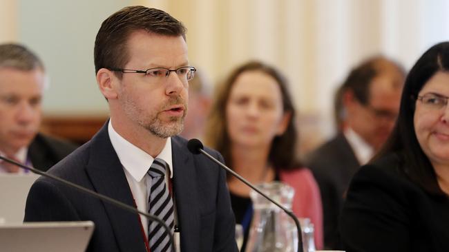 Department of Education Director-General Tony Cook has apologised after Queensland’s online learning systems failed yesterday. Picture: Josh Woning