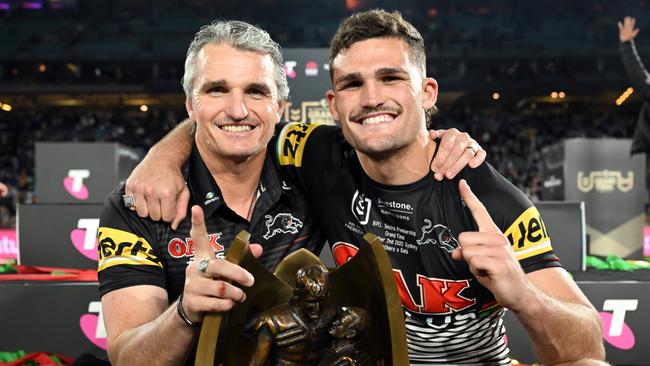 Under Ivan Cleary, along with son Nathan Cleary, have helped put Penrith in a position for long-term success. Picture: NRL Photos