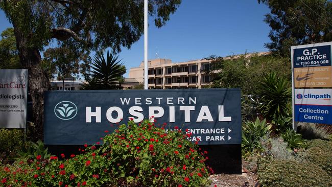 Due to a failed buyer to eventuate, the Western Hospital on Cudmore Terrace in Henley Beach will close leaving nearly 200 cancer patients receiving treatment transferred to other services. Picture: Brett Hartwig