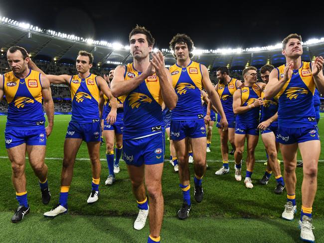 Sunday night’s win was a huge affirmation of West Coast’s premiership credentials. (Photo by Daniel Carson/AFL Photos via Getty Images)