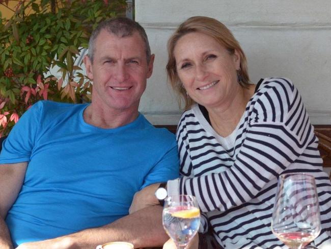 Phil Walsh and wife Meredith.