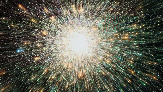 An exploding star. Picture: Supplied