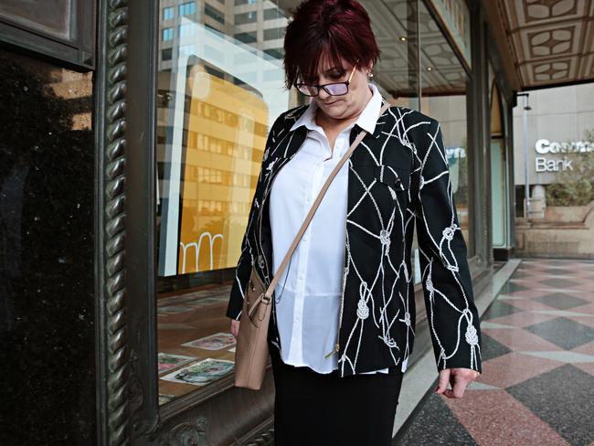 Jacqueline Frances O'Brien leaving court. Picture: Adam Yip