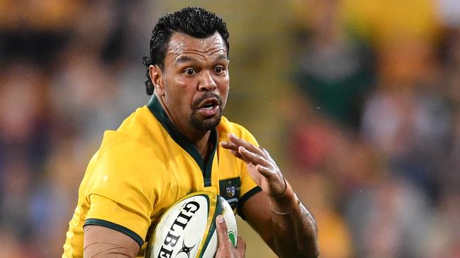 Kurtley Beale in action for the Wallabies against South Africa in Brisbane on Saturday. Picture: AAP