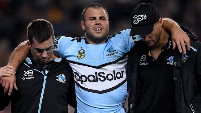 Wade Graham had a tough season with the Sharks. Picture: AAP