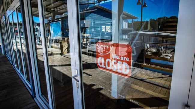 The now-closed Couran Cove marina. Picture: Nigel Hallett