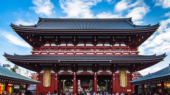 Tokyo's oldest temple, Sensoji Temple. Picture: Unsplash.com/nicholasdoherty